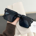 Retro Oversized One-Piece Sunglasses – UV Protection, Face Slimming Design for Men & Women
