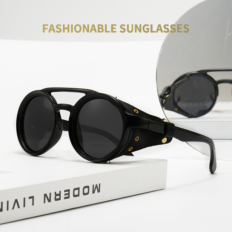 Polarized Vintage Punk Sunglasses for Men – Windproof Goggles for Cycling & Outdoor Sports