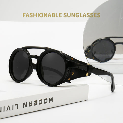 Polarized Vintage Punk Sunglasses for Men – Windproof Goggles for Cycling & Outdoor Sports